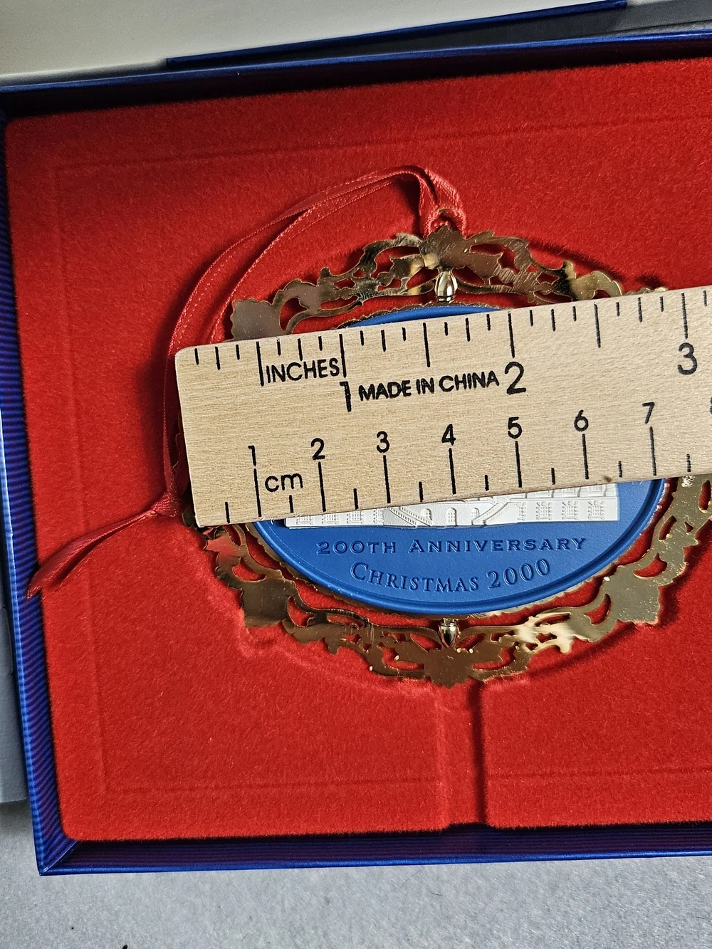 White House Historical Association 2000 200th Anniversary Christmas Ornament